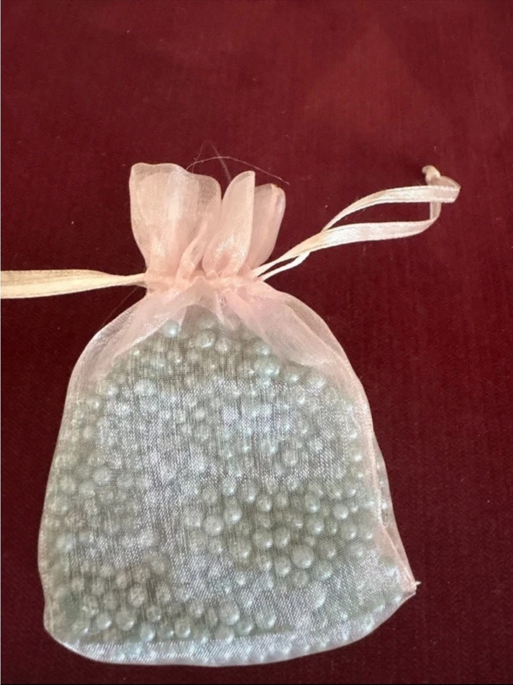 Refillable unscented Pouch Reusable Beads Bag for Closet
